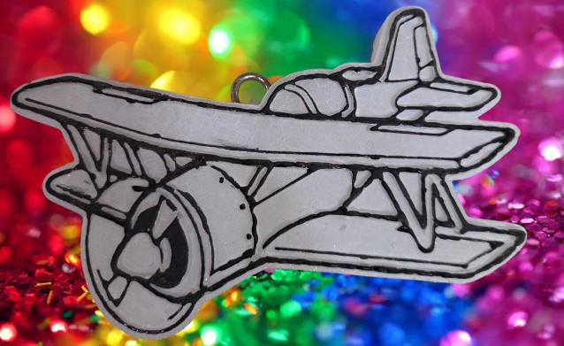 Biplane Freshie Mold