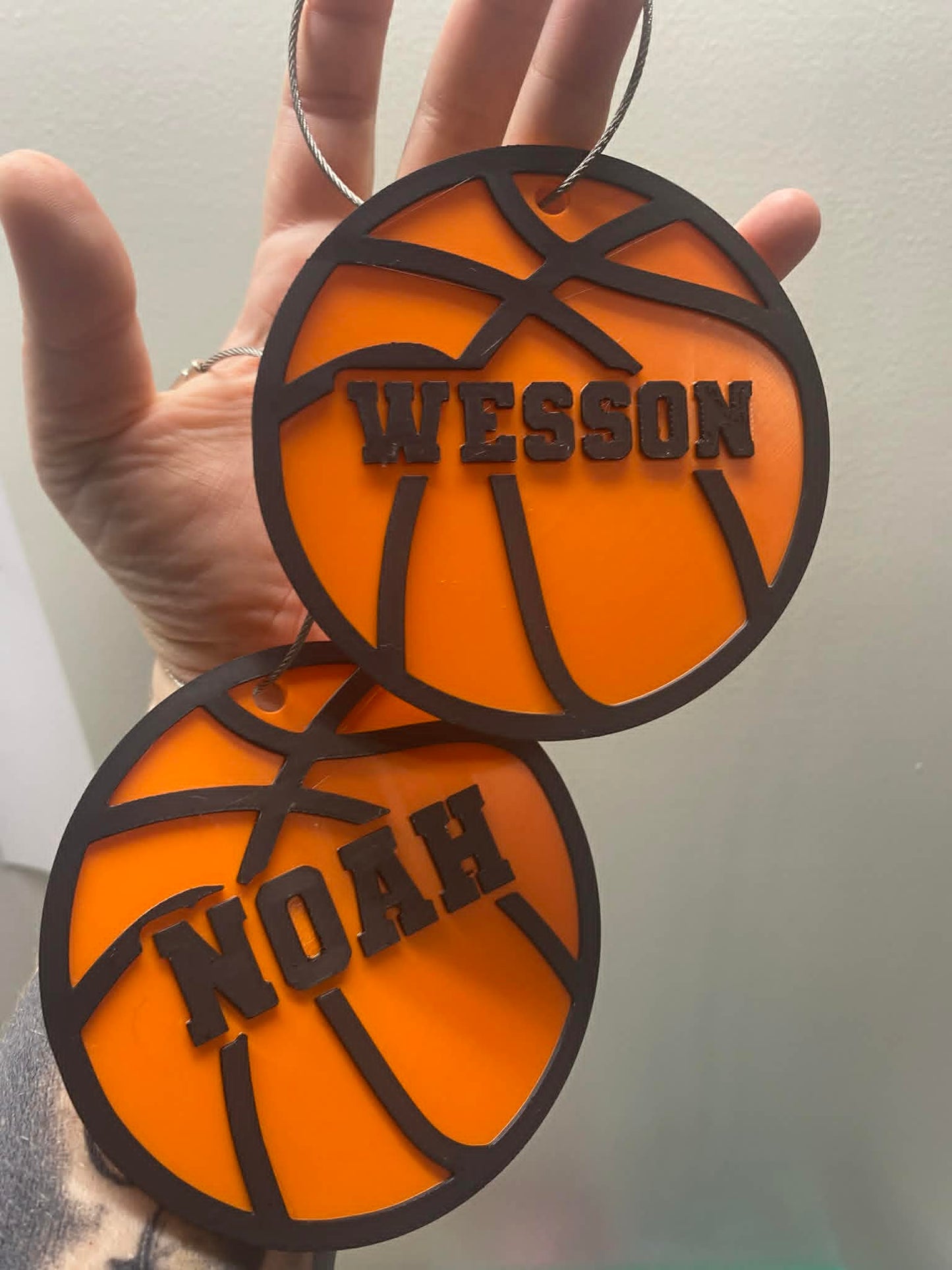 Basketball Bag Tags