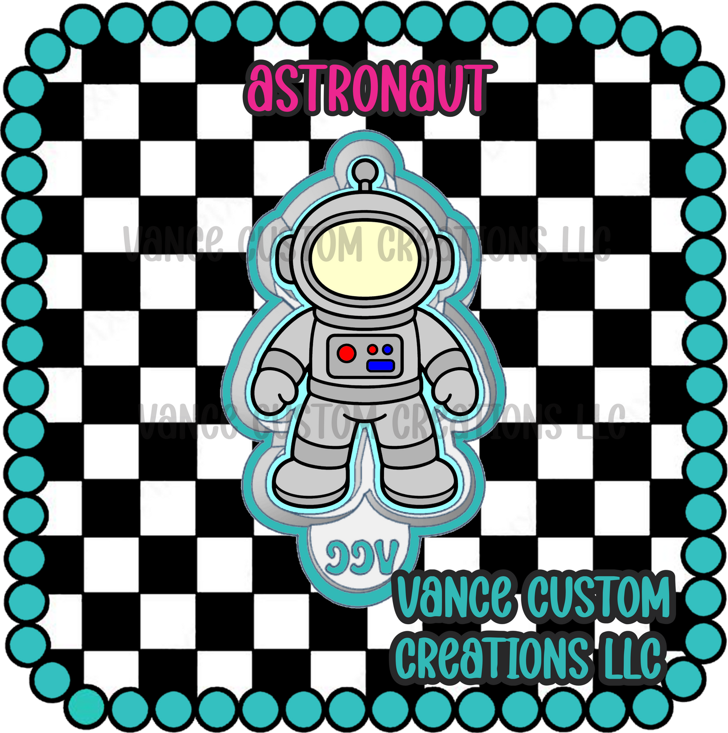 Astronaut Freshie Mold
