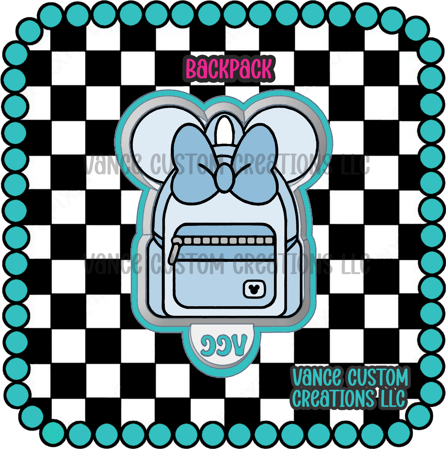 Minnie Backpack Freshie Mold