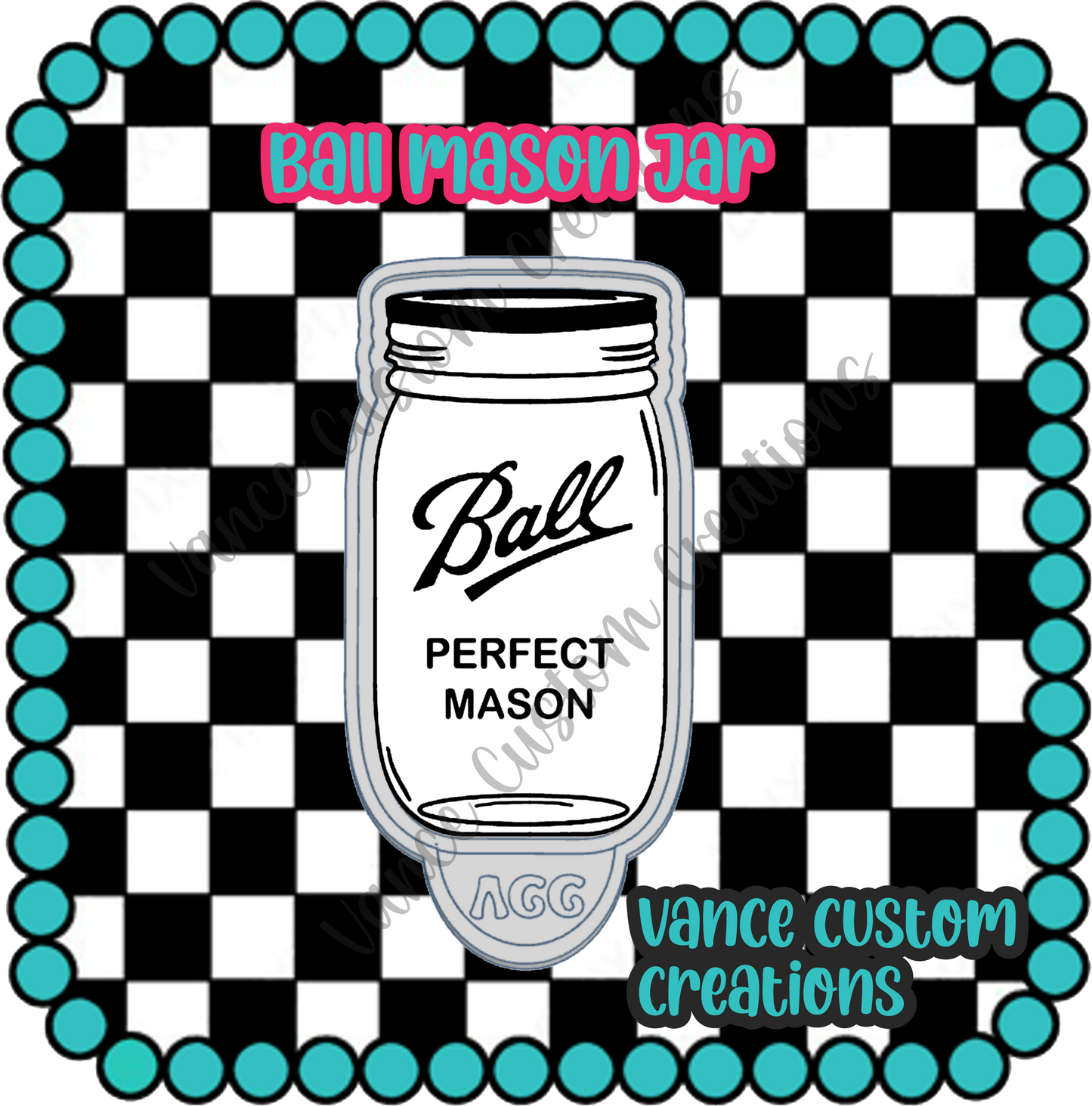 Mason Jar Freshie Mold