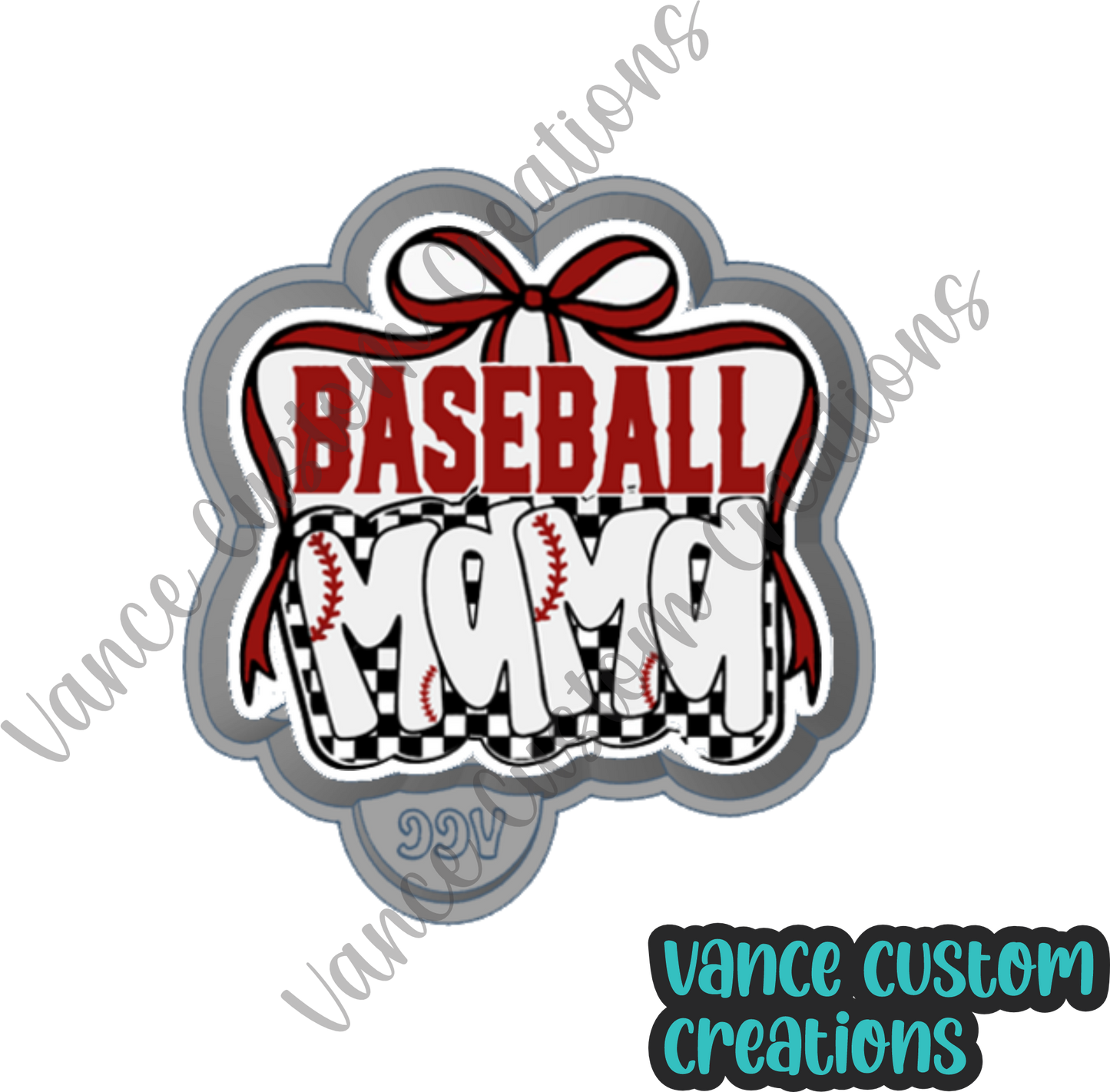 Baseball Mama Freshie Mold