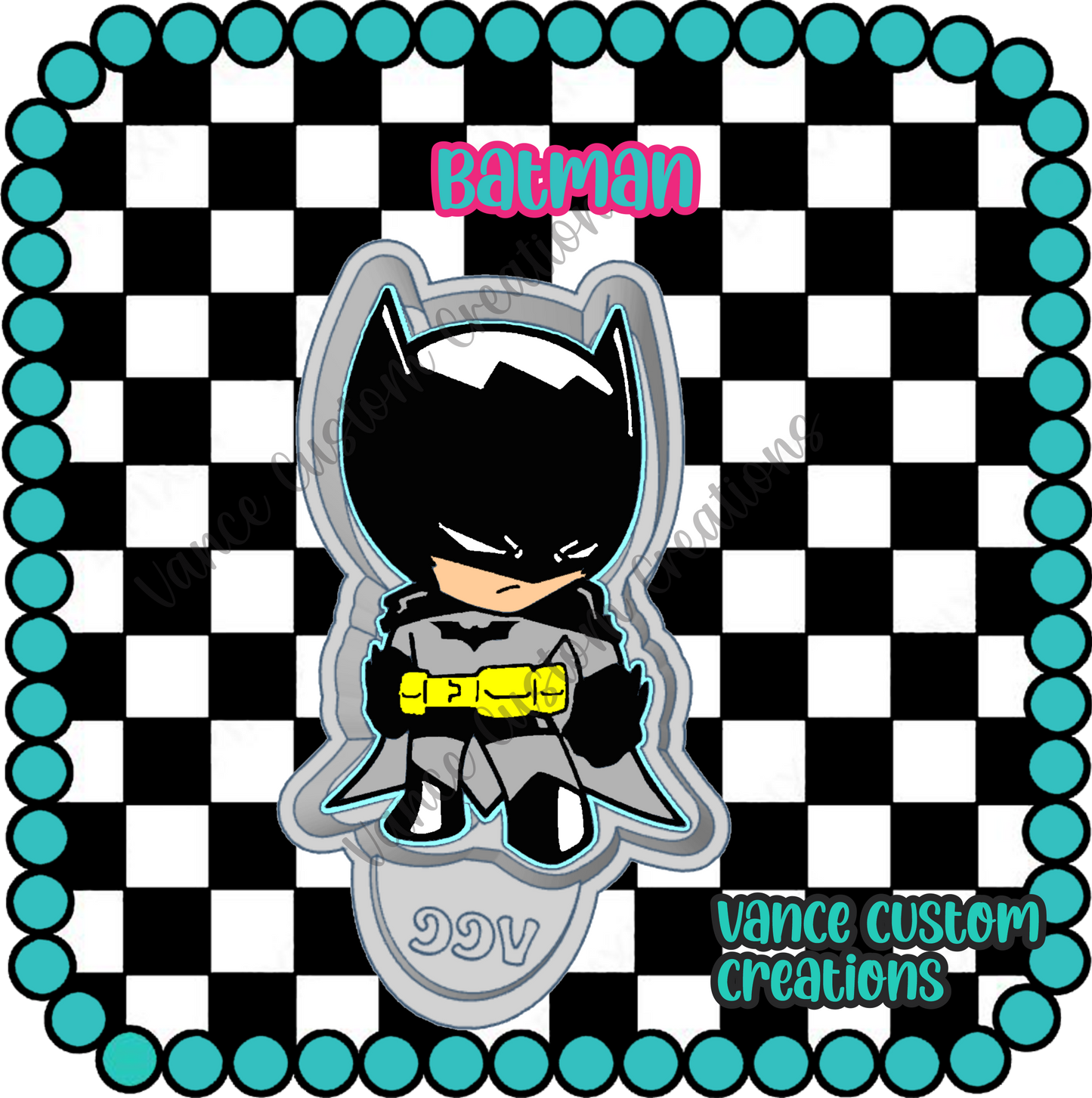 Batman Freshie Mold