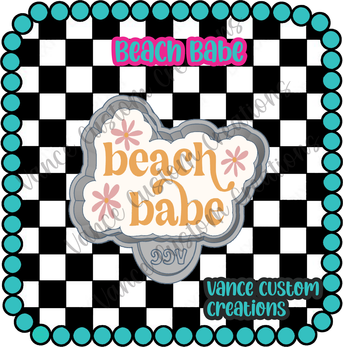 Beach Babe Freshie Mold