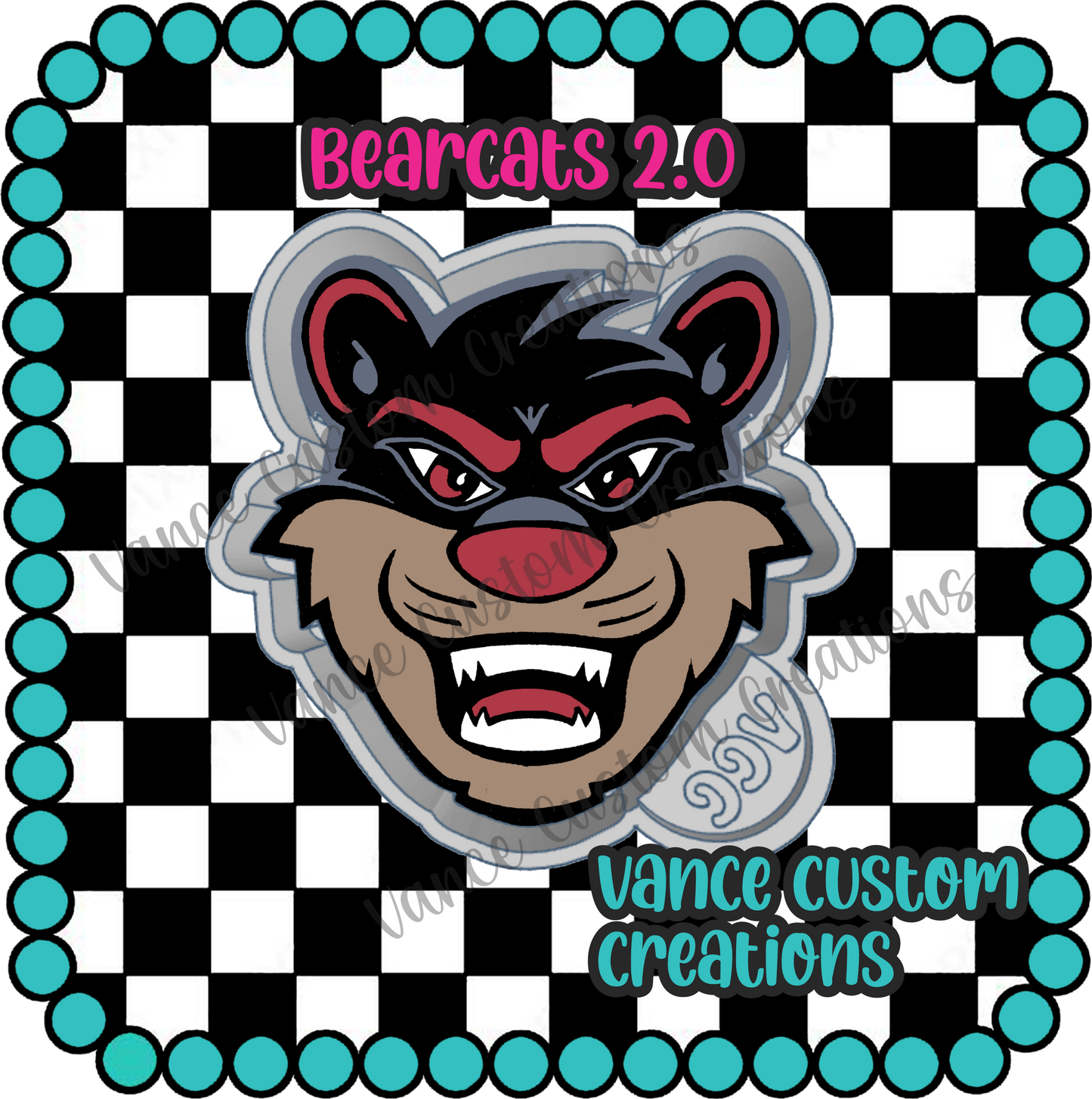 Bearcats 2.0 Freshie Mold