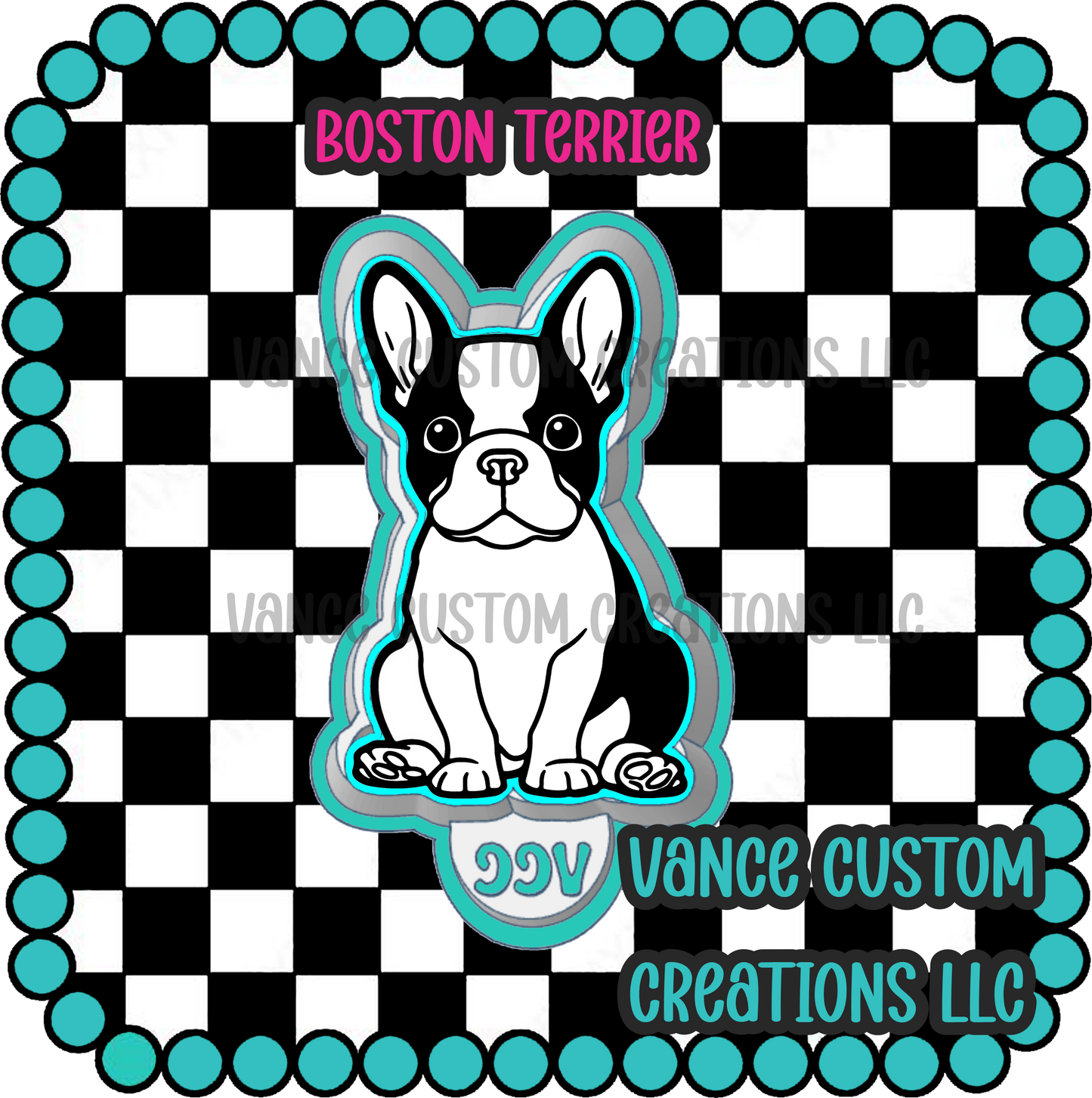 Boston Terrier Freshie Mold