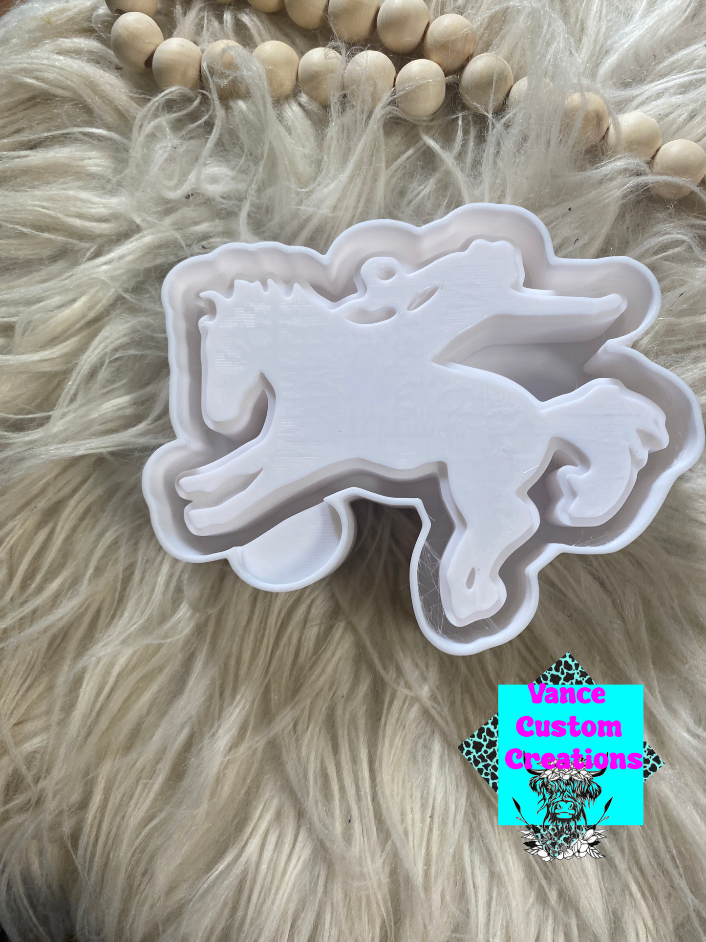 Bronco Rider Freshie Mold
