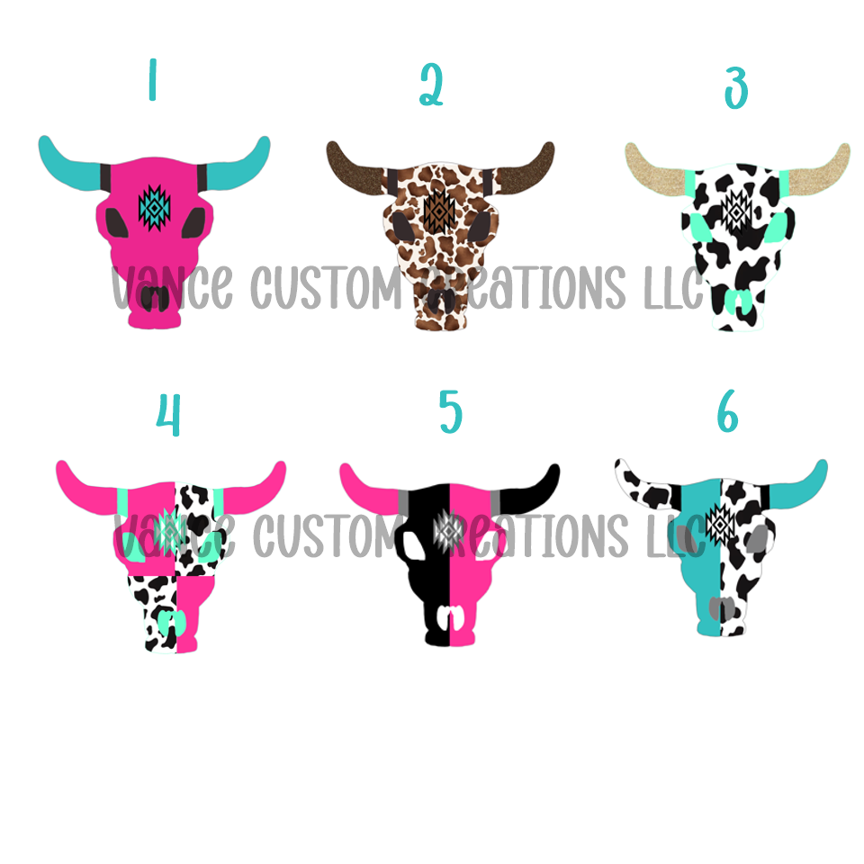 Bull Skull Cardstock