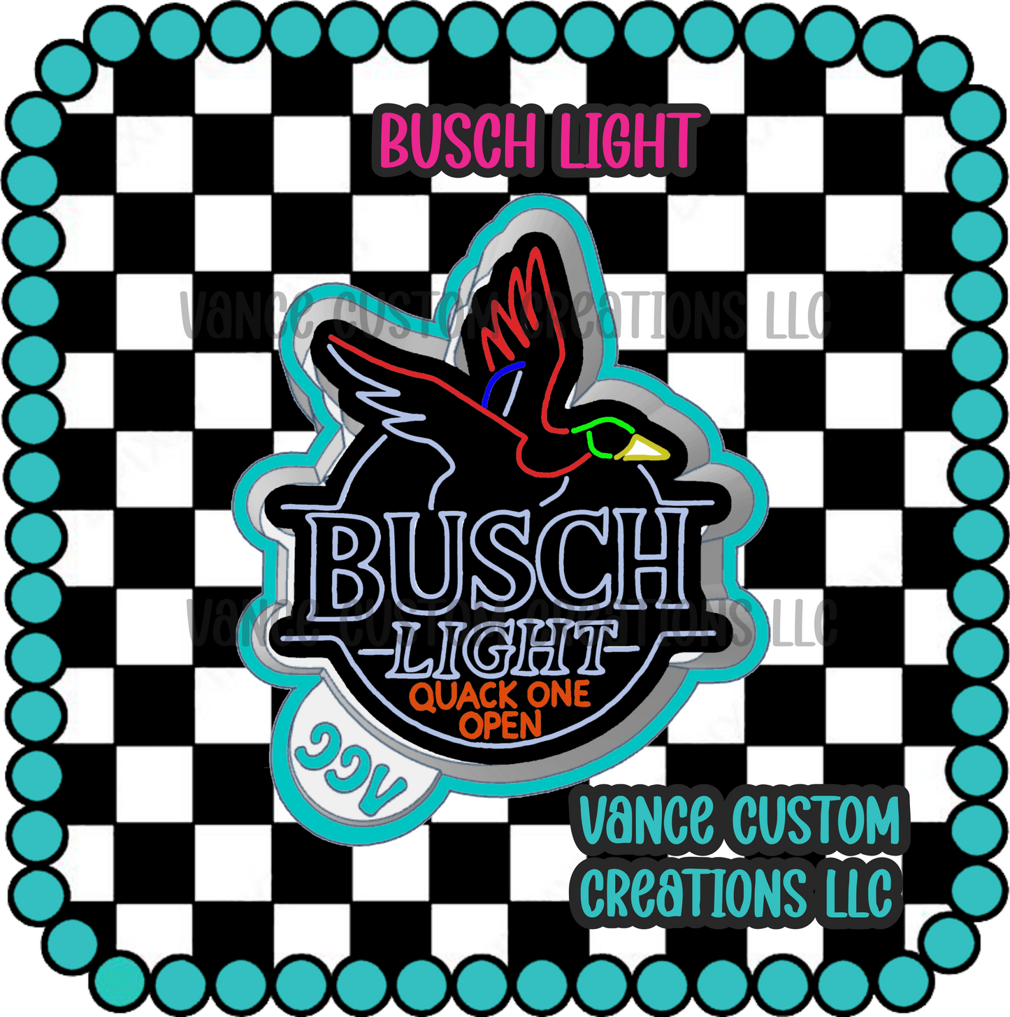 Busch Light Freshie Mold