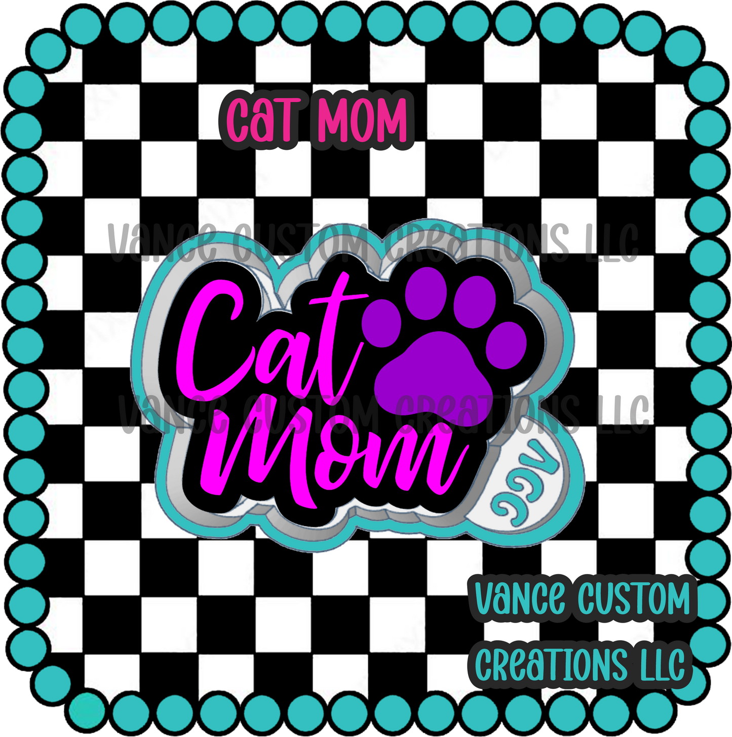 Cat Mom Freshie Mold