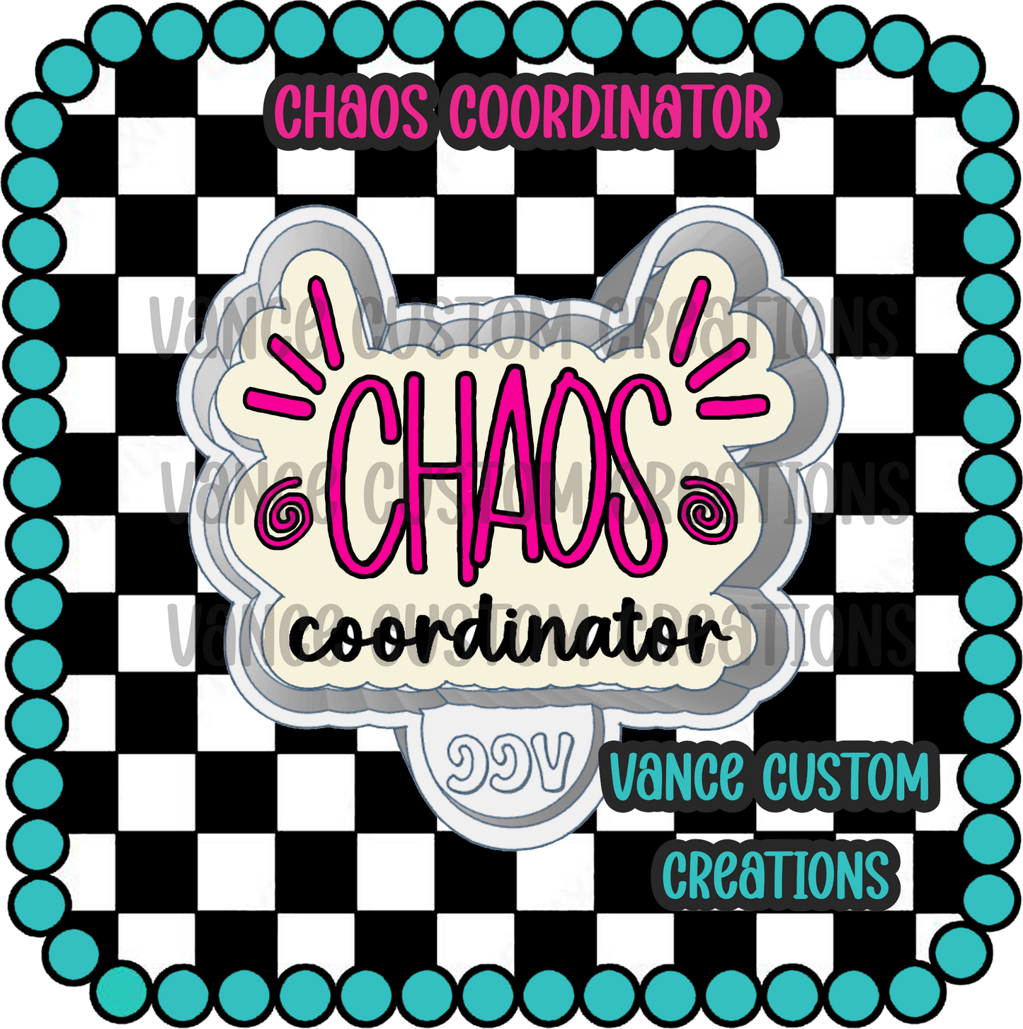 Chaos Coordinator Freshie Mold