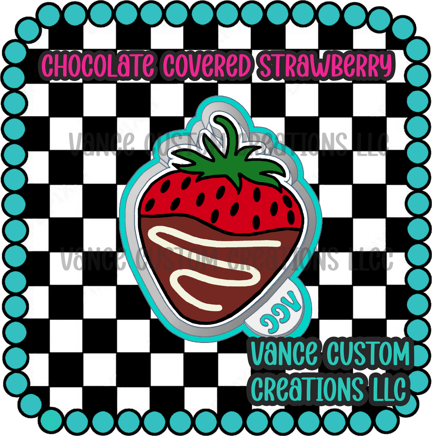 Chocolate Covered Strawberry Freshie Mold