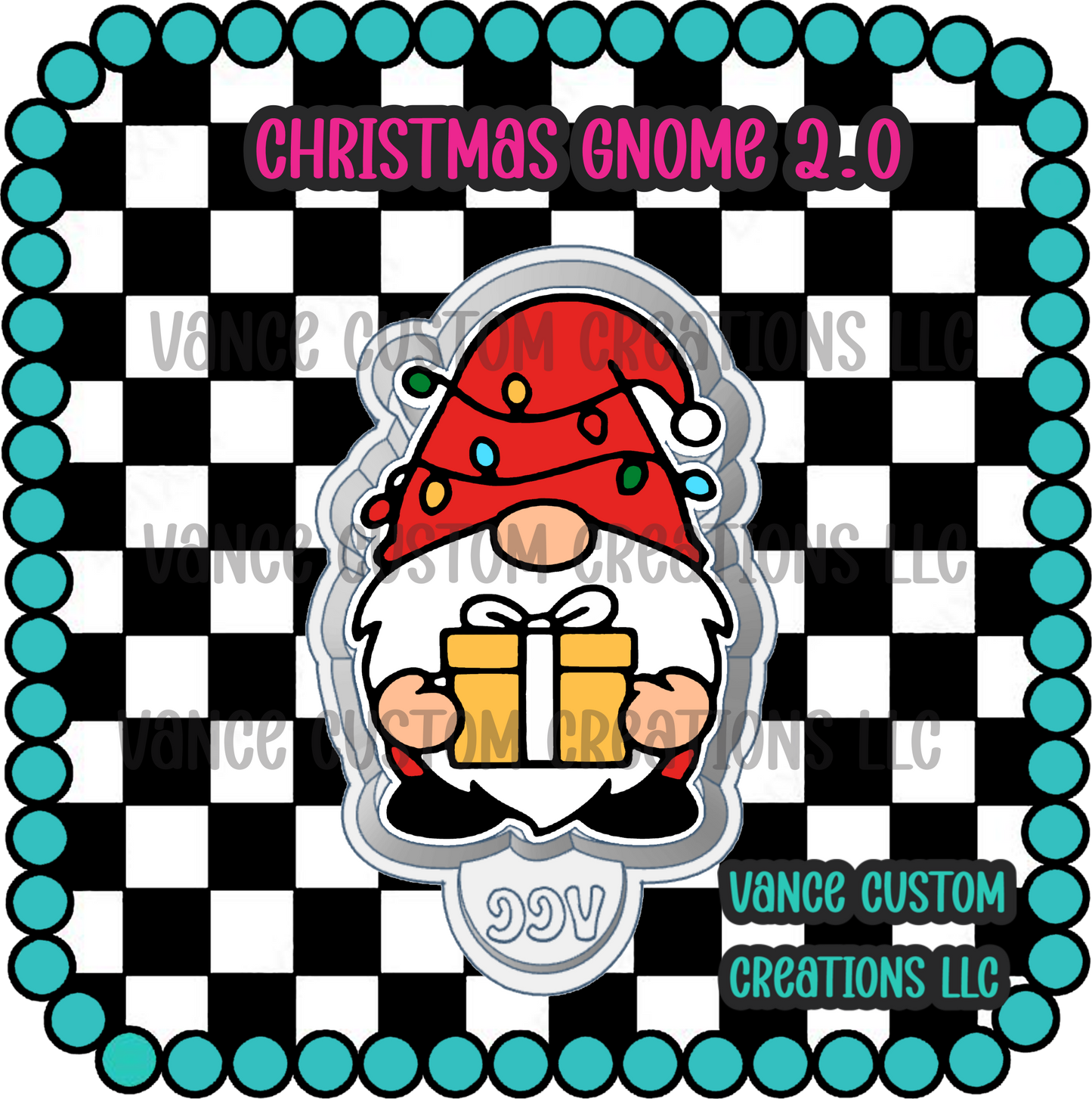 Christmas Gnome Freshie Mold