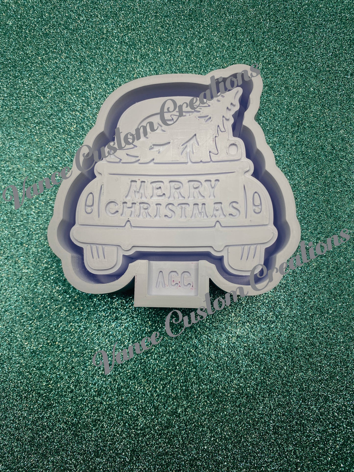 Christmas Truck Freshie Mold