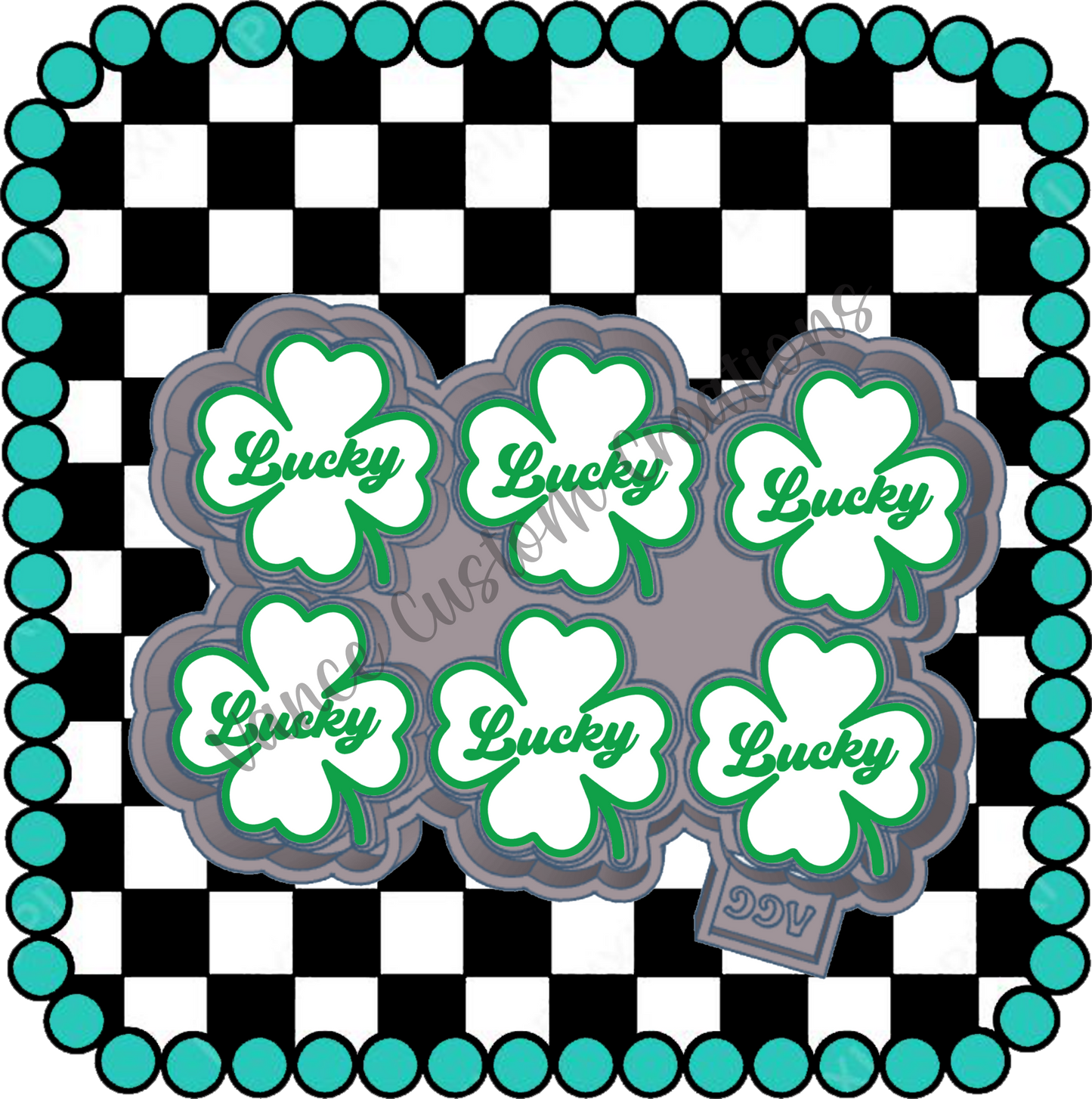Clover Wax Melt Mold