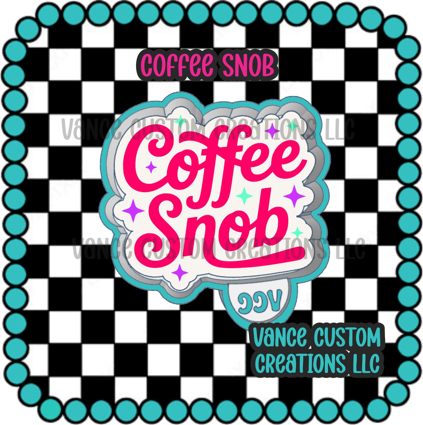 Coffee Snob Freshie Mold