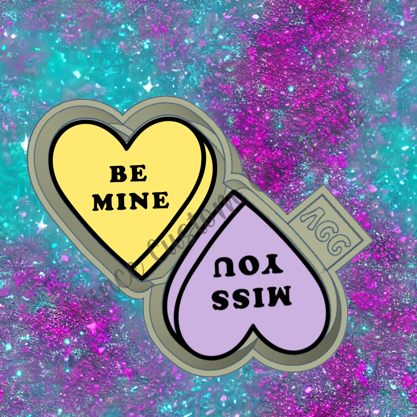 Conversation Heart Ventclips