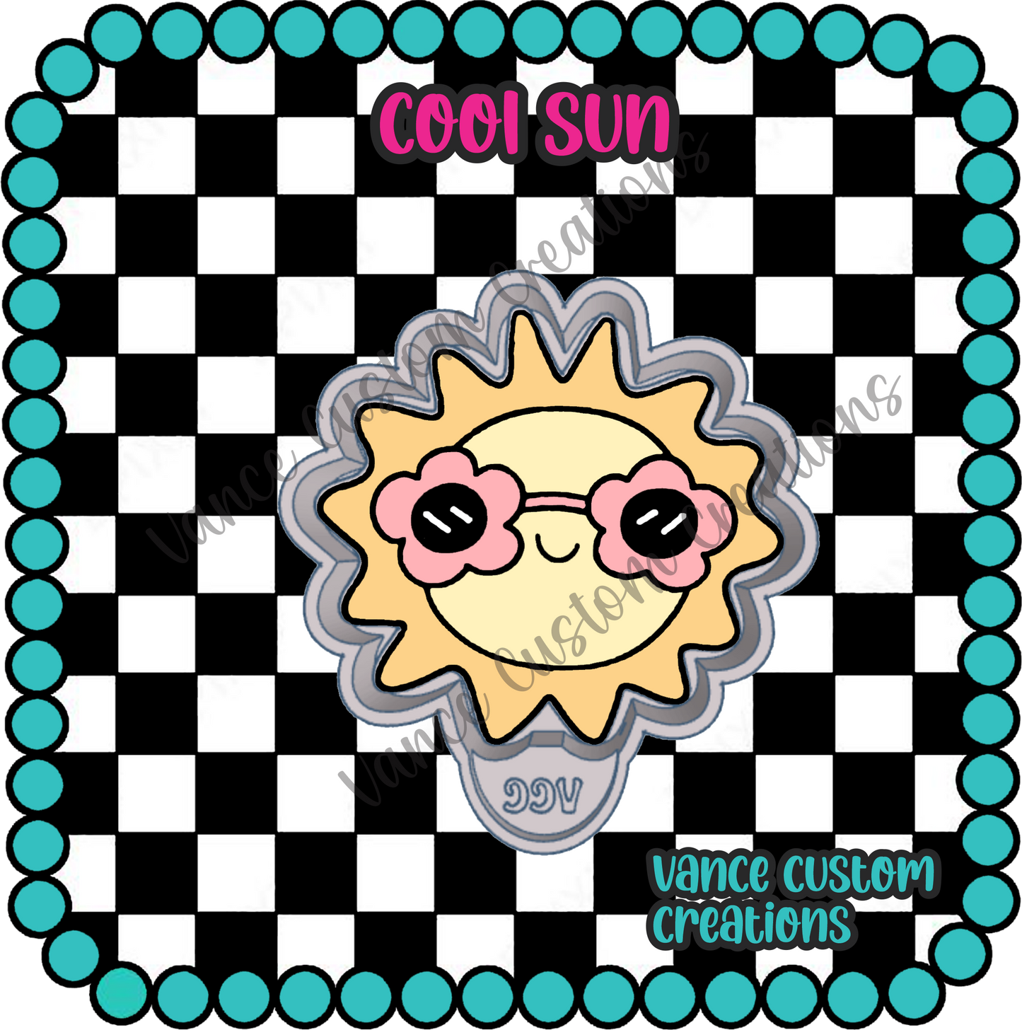 Cool Sun Freshie Mold