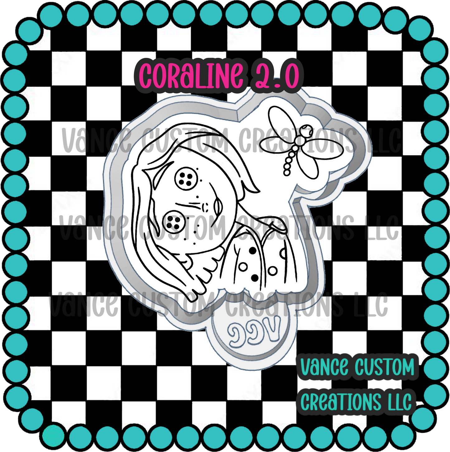 Coraline 2.0 Freshie Mold