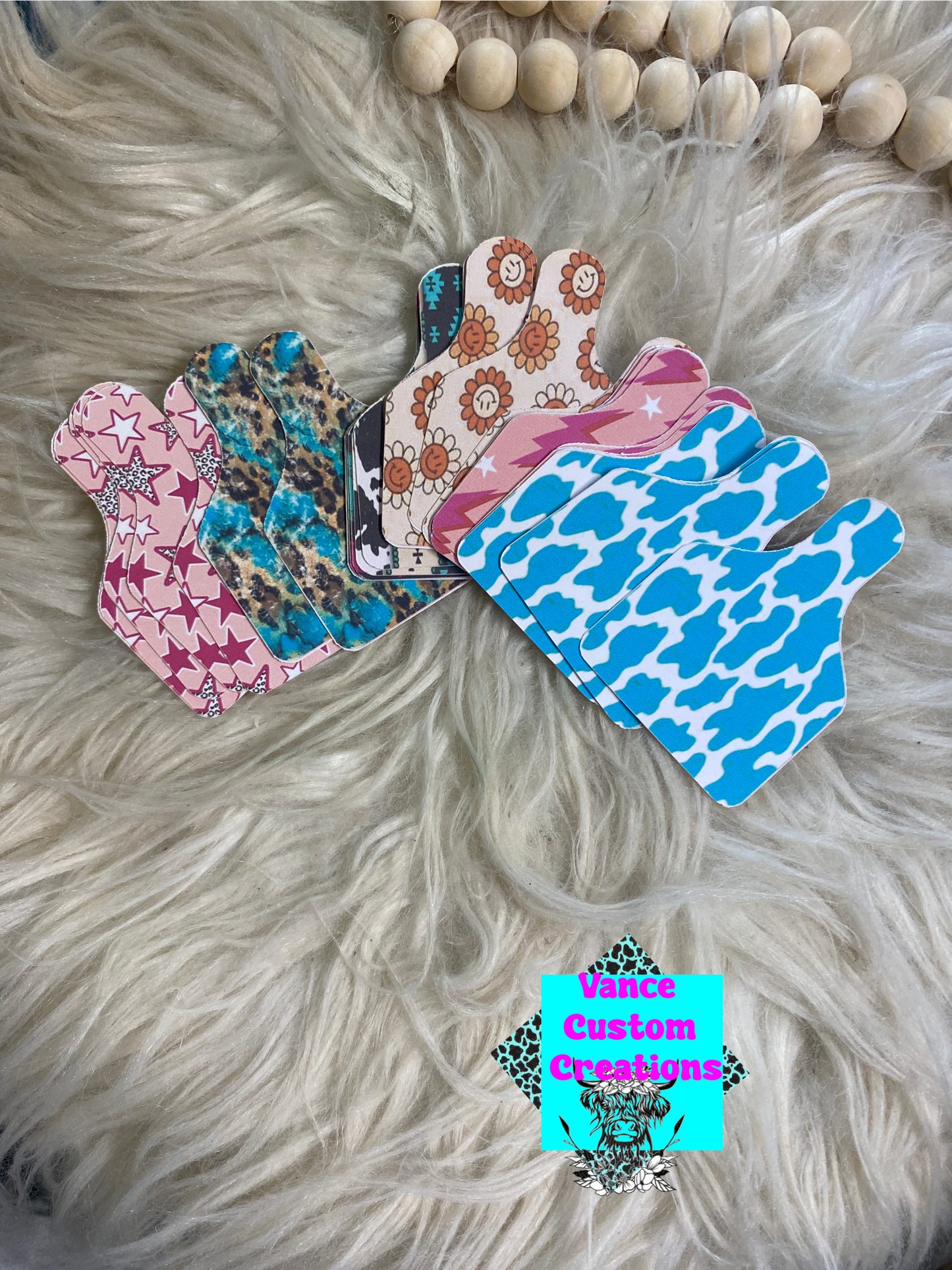 Cow Tag Ventclip Cardstock
