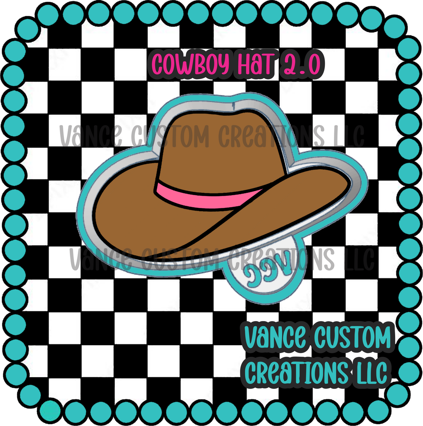 Cowboy Hat 2.0 Freshie Mold