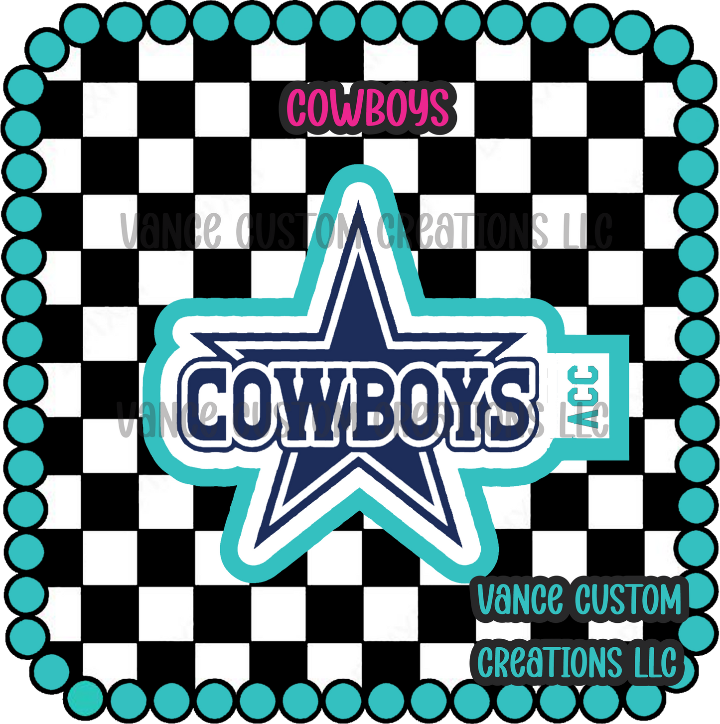 Cowboys Freshie Mold