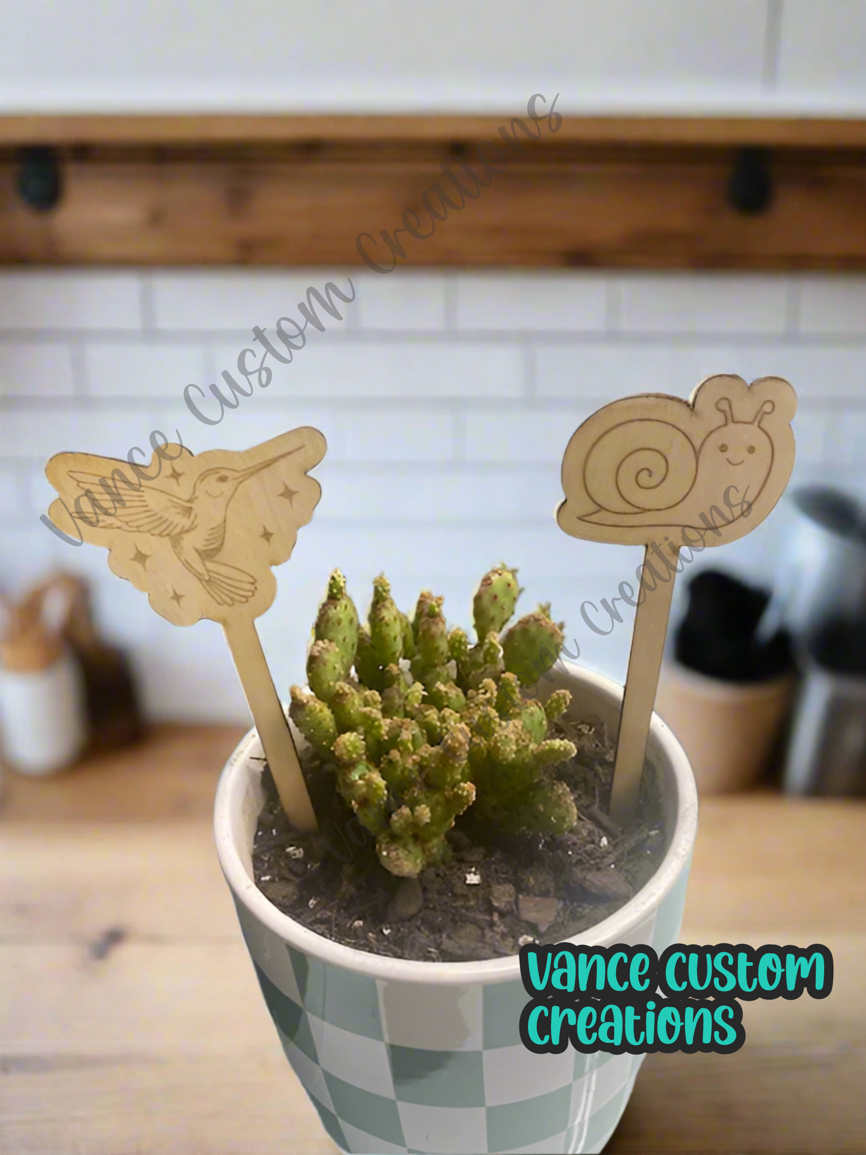house plant stakes Cutsie Plant Stakes – Vance Custom Creations