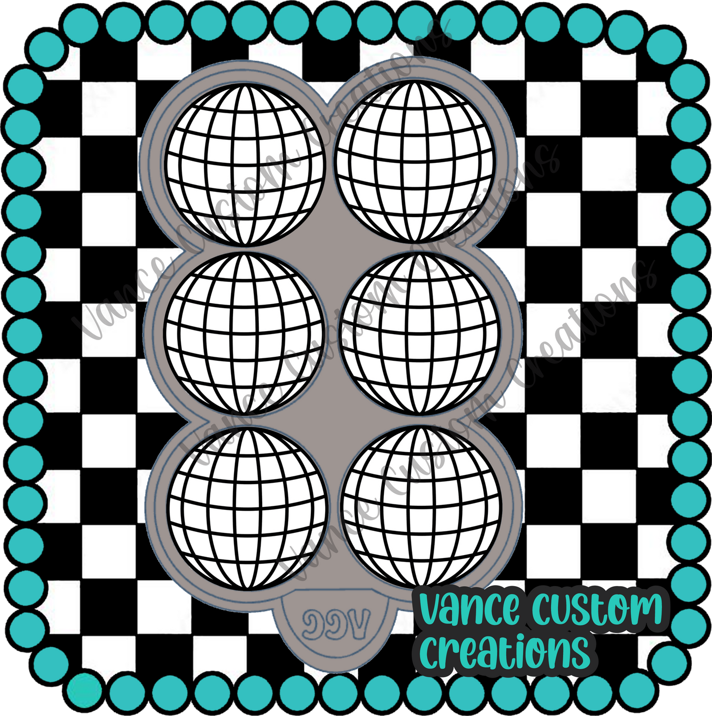 Disco Ball Wax Melt Mold
