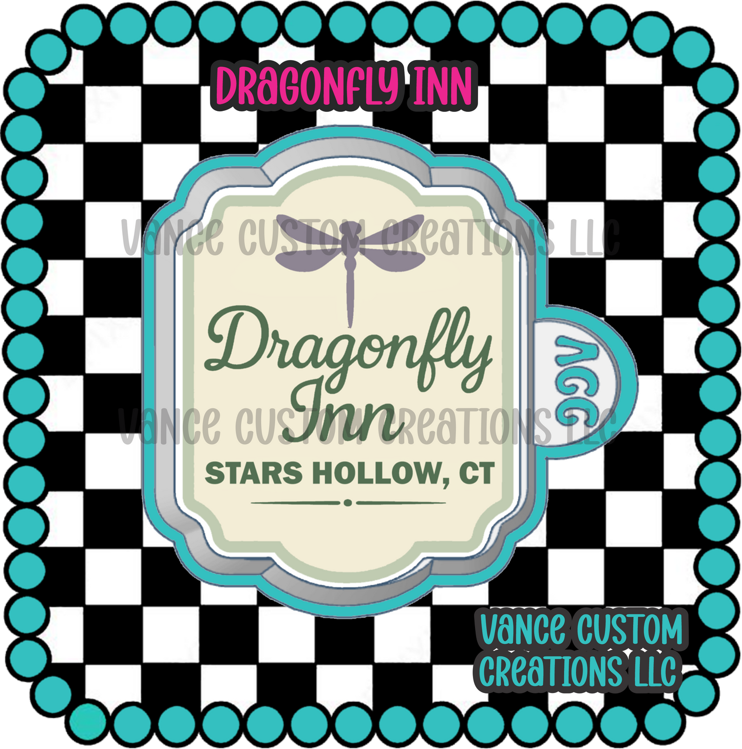Dragonfly Inn Freshie Mold