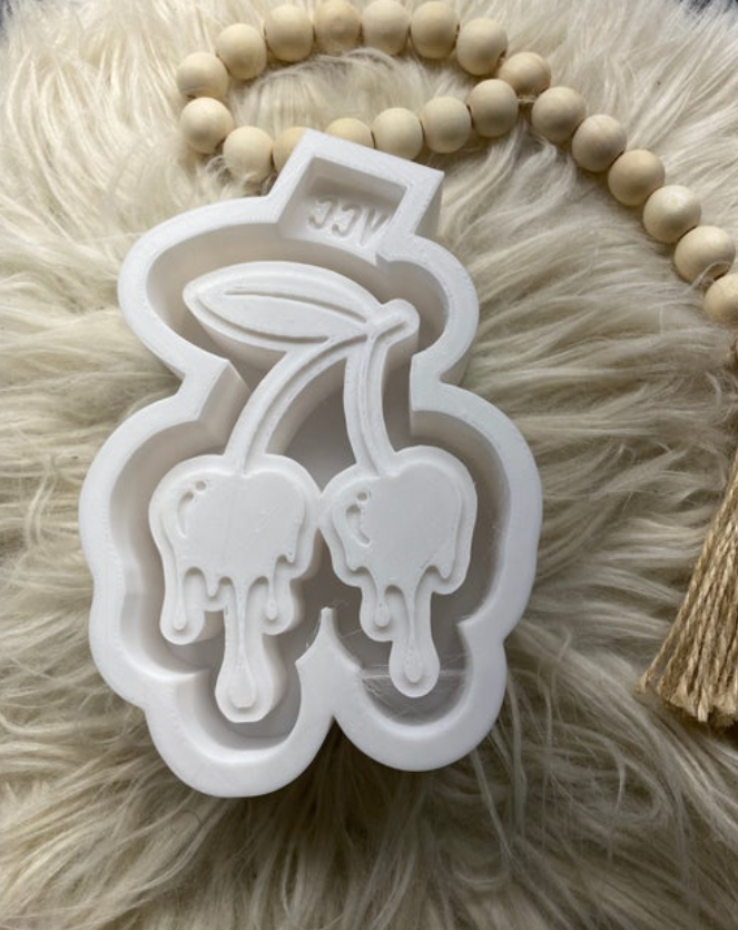 Dripping Cherries Freshie Mold
