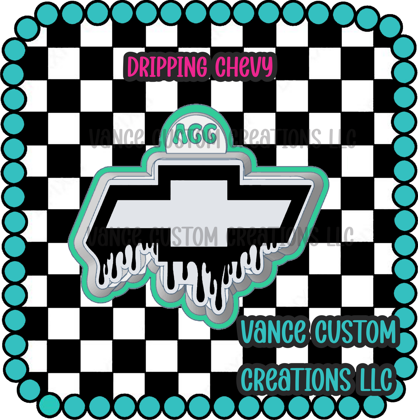 Dripping Chevy Freshie Mold