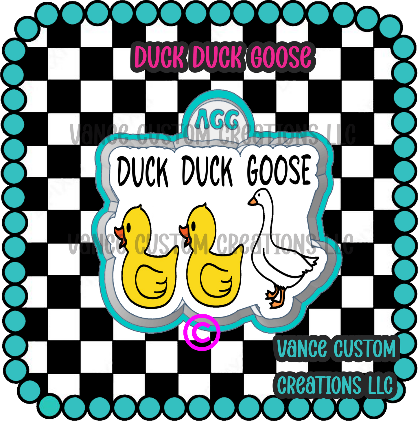 Duck Duck Goose Freshie Mold