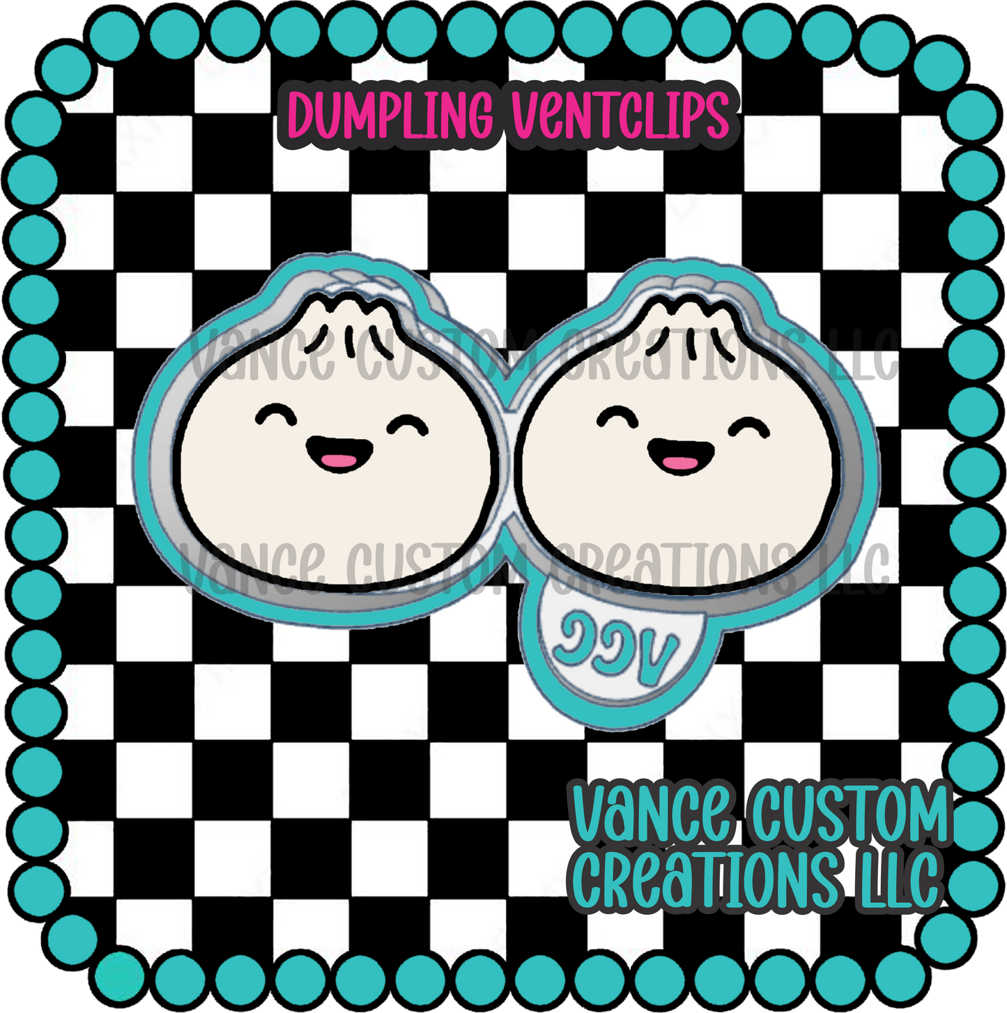 Dumpling Ventclips Freshie Mold