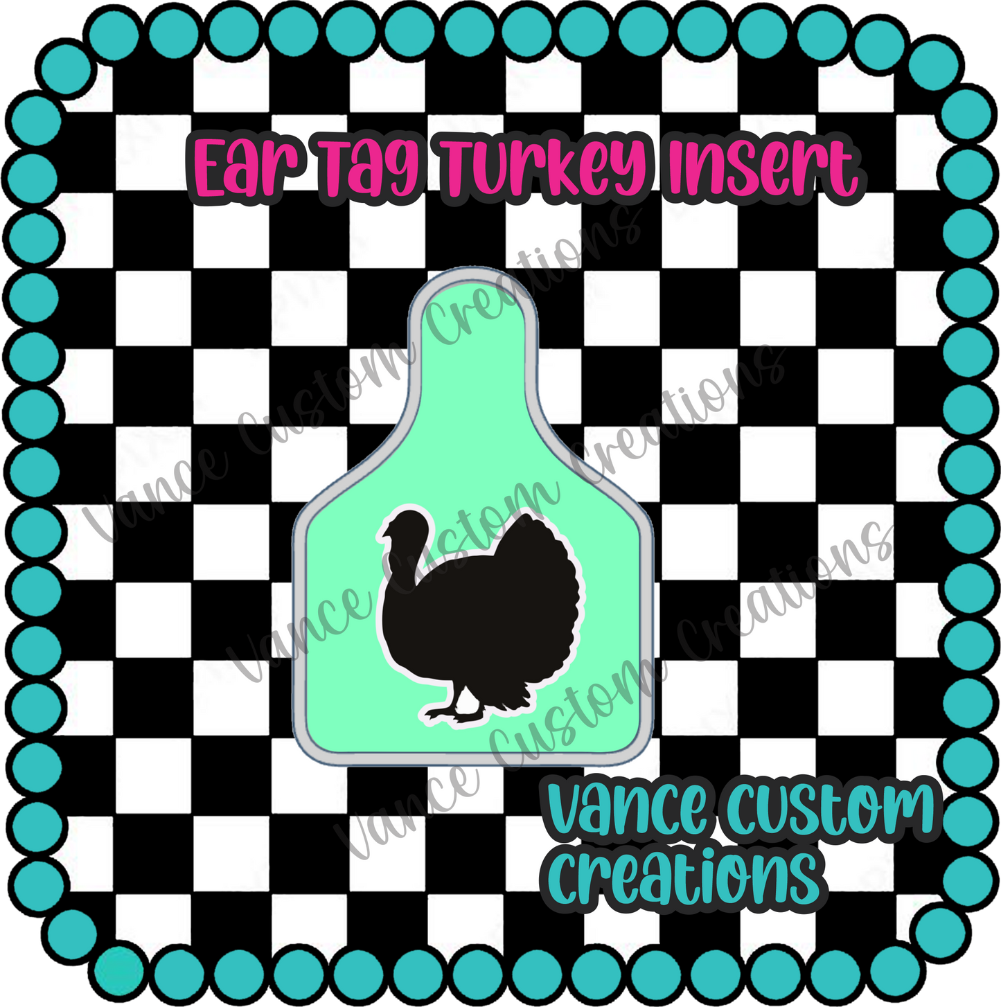 Ear Tag Freshie Mold