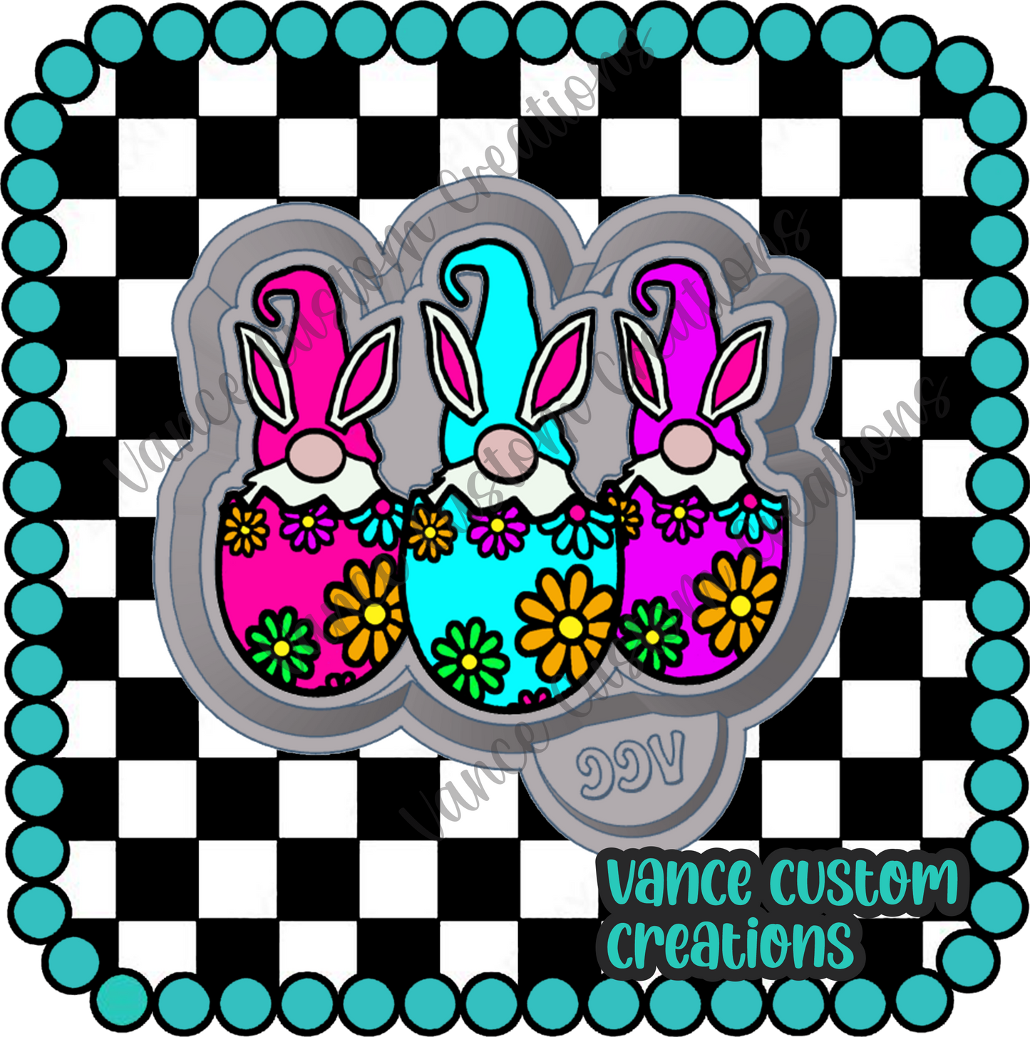 Easter Gnome Freshie Mold