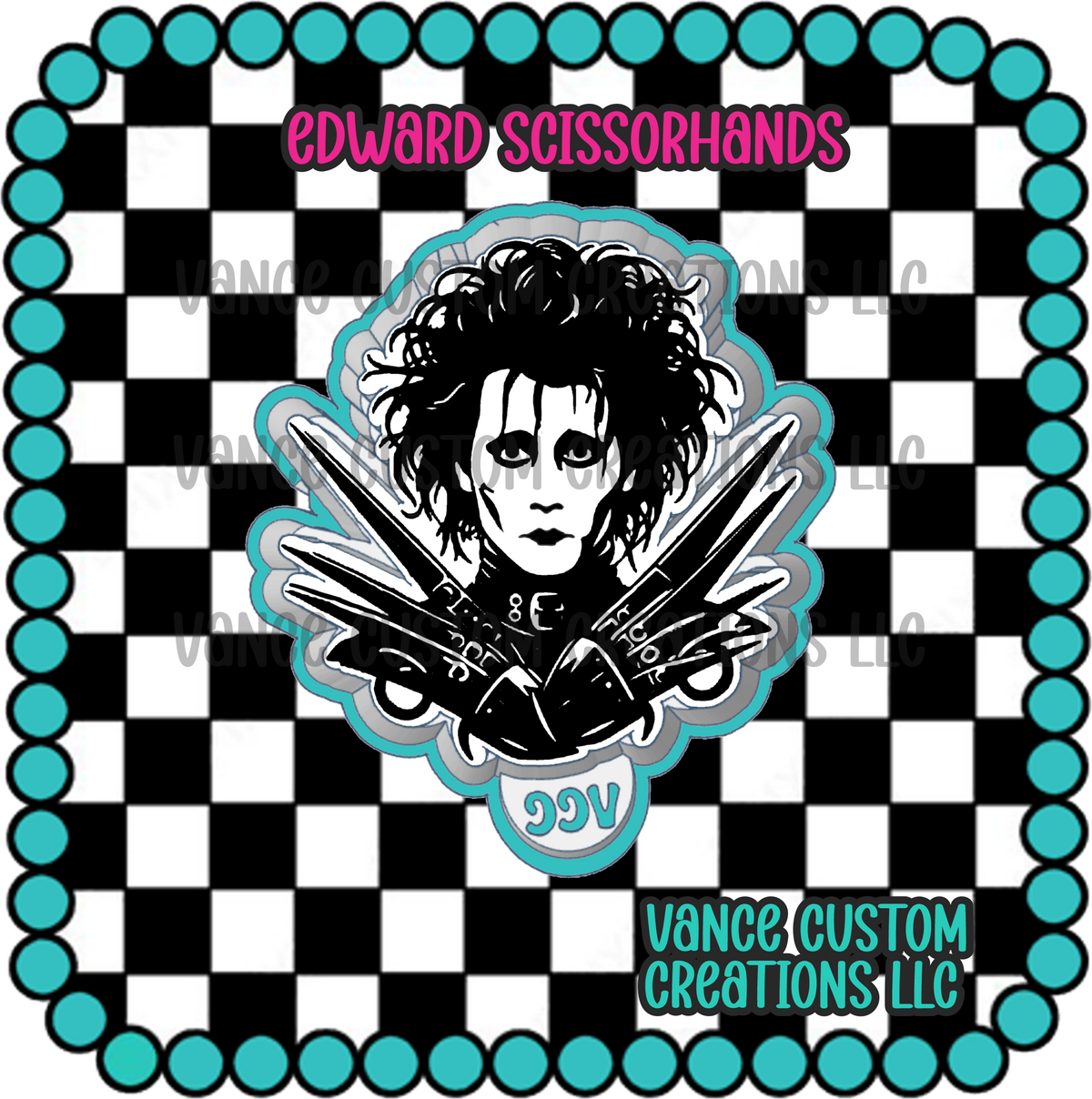 Edward Scissorhands Freshie Mold