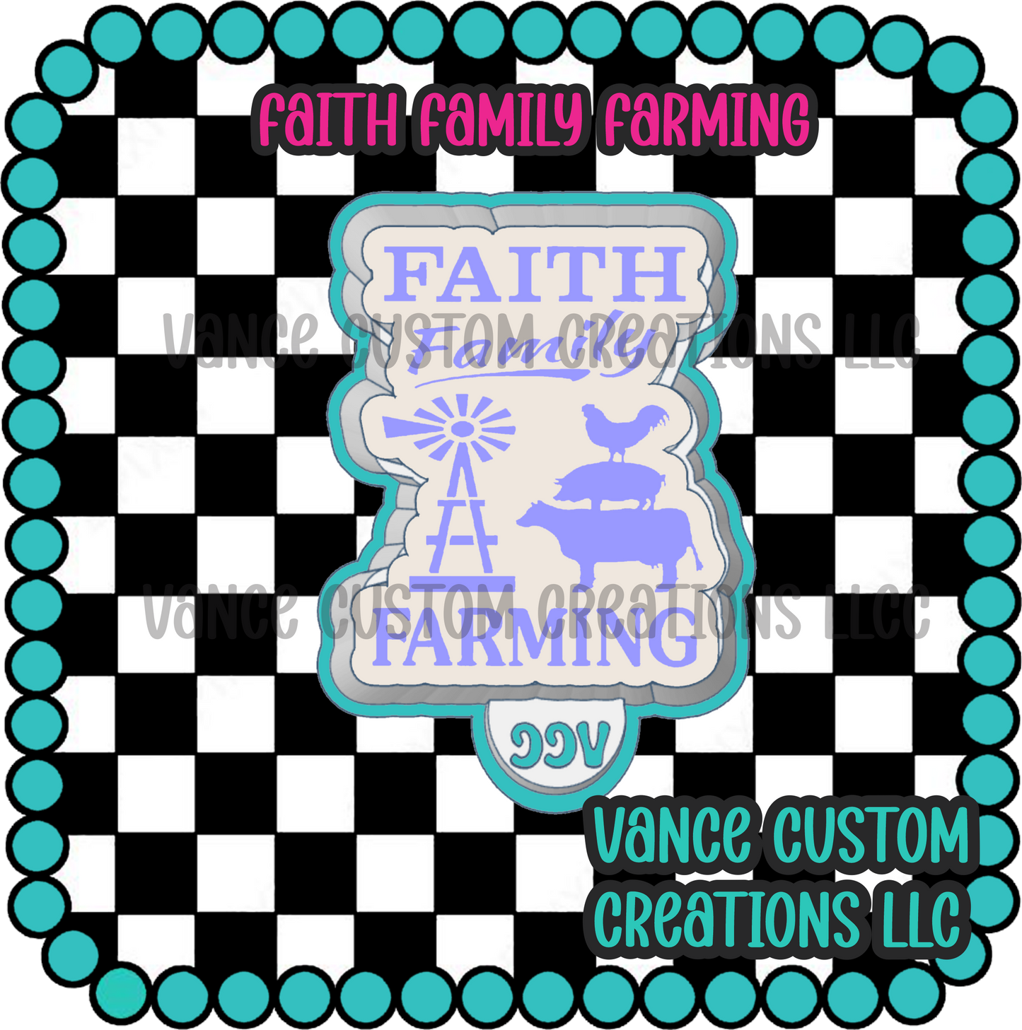 Faith Family Farming Freshie Mold