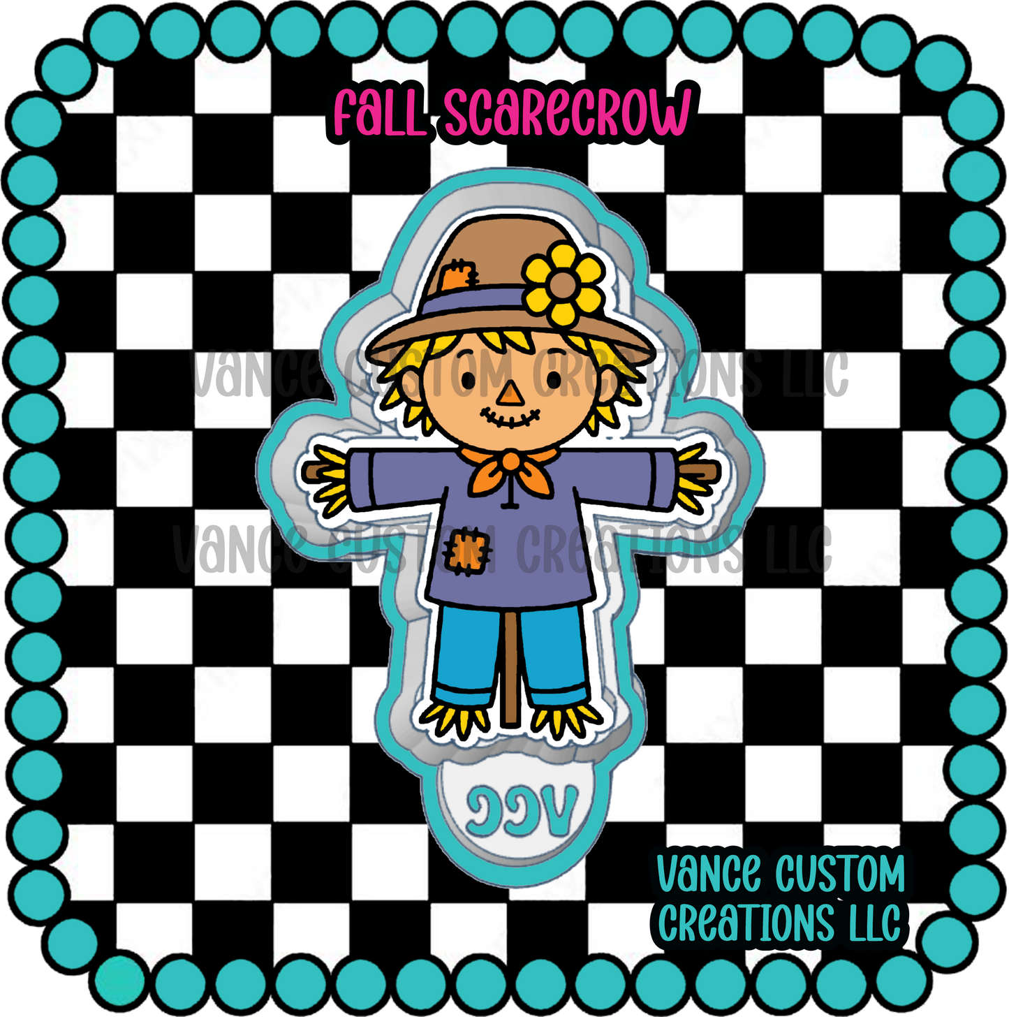 Fall Scarecrow Freshie Mold