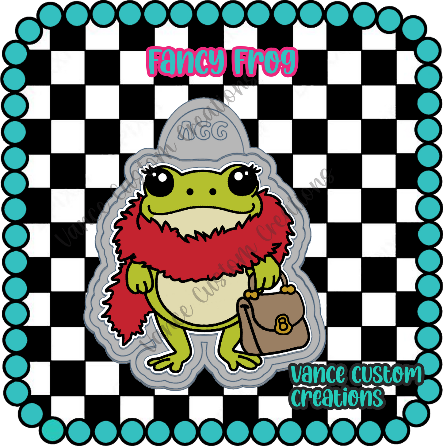Fancy Frog Freshie Mold