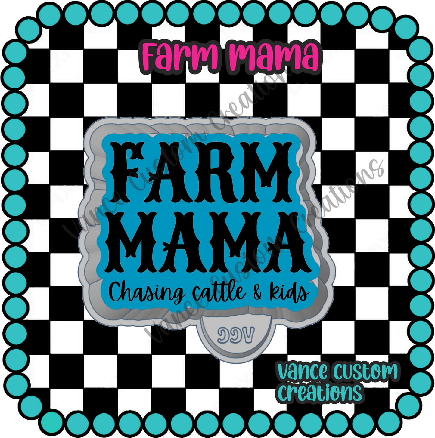Farm Mama Freshie Mold