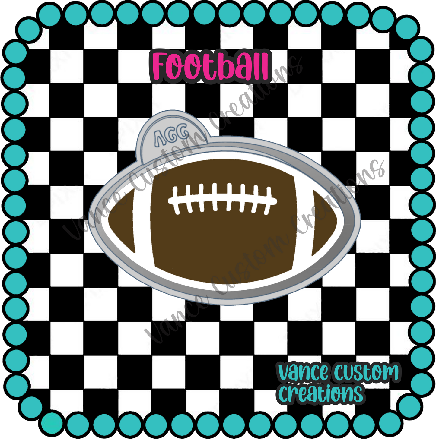Football Freshie Mold