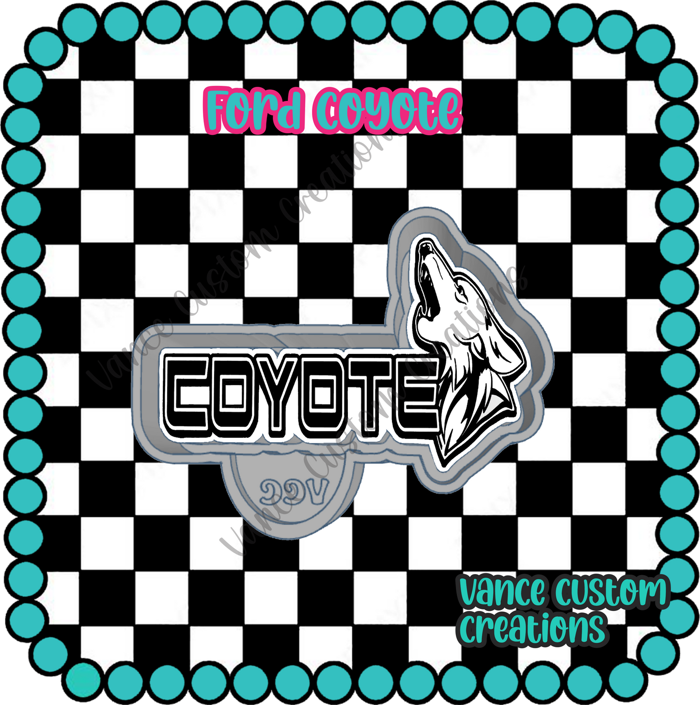 Ford Coyote Freshie Mold