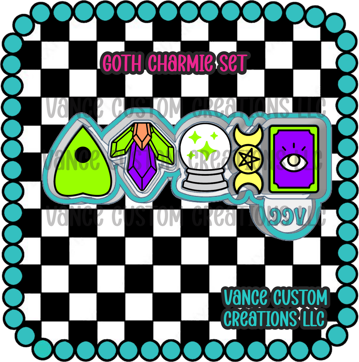 Goth Charmie Mold Set