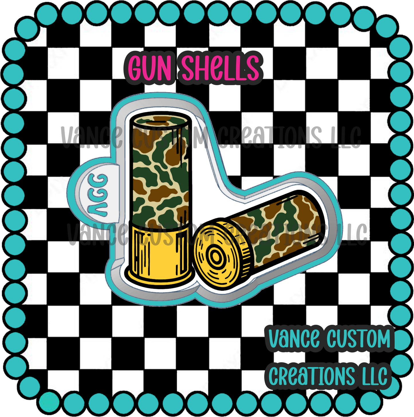 Gun Shells Freshie Mold
