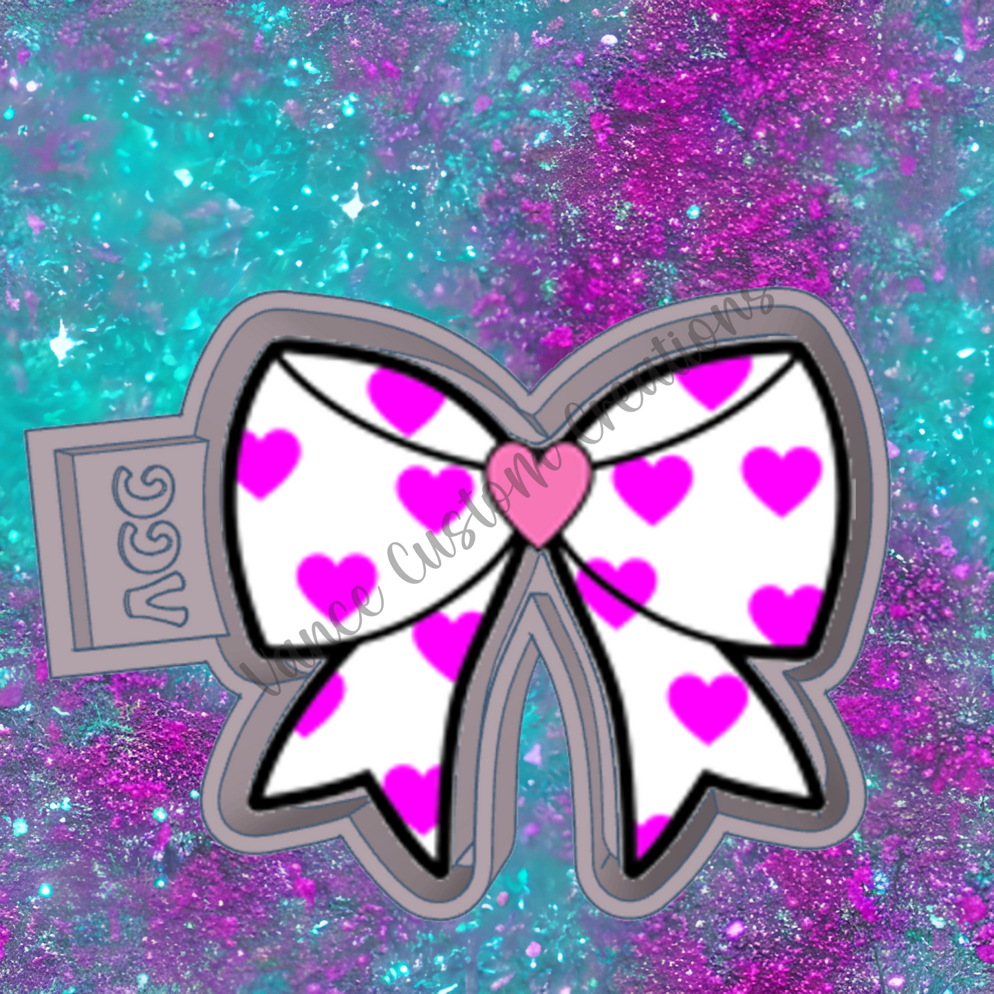 Heart Bow Freshie Mold