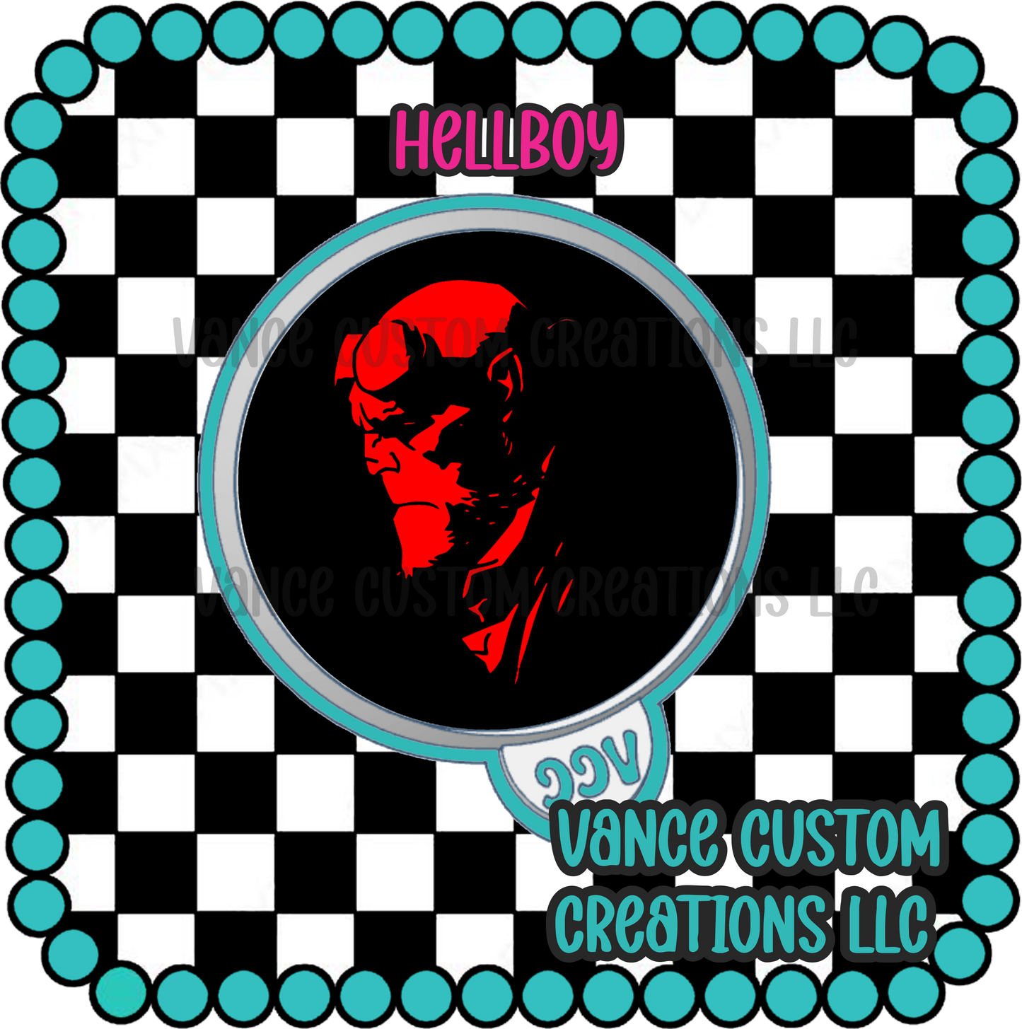 Hellboy Freshie Mold