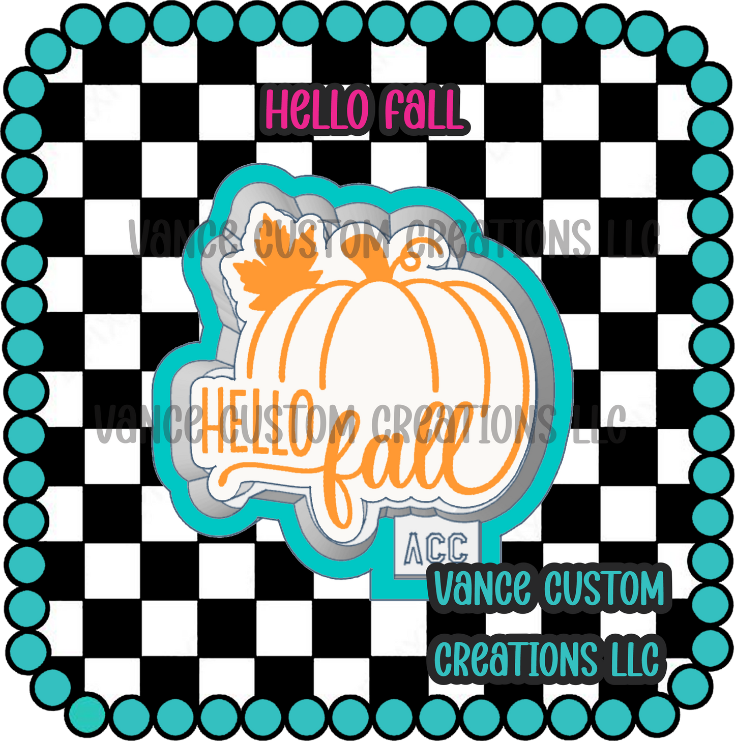Hello Fall Freshie Mold
