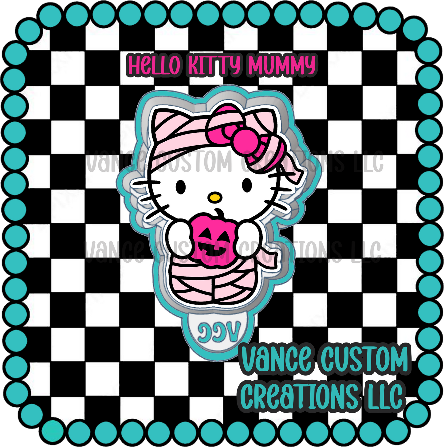 Hello Kitty Mummy Freshie Mold