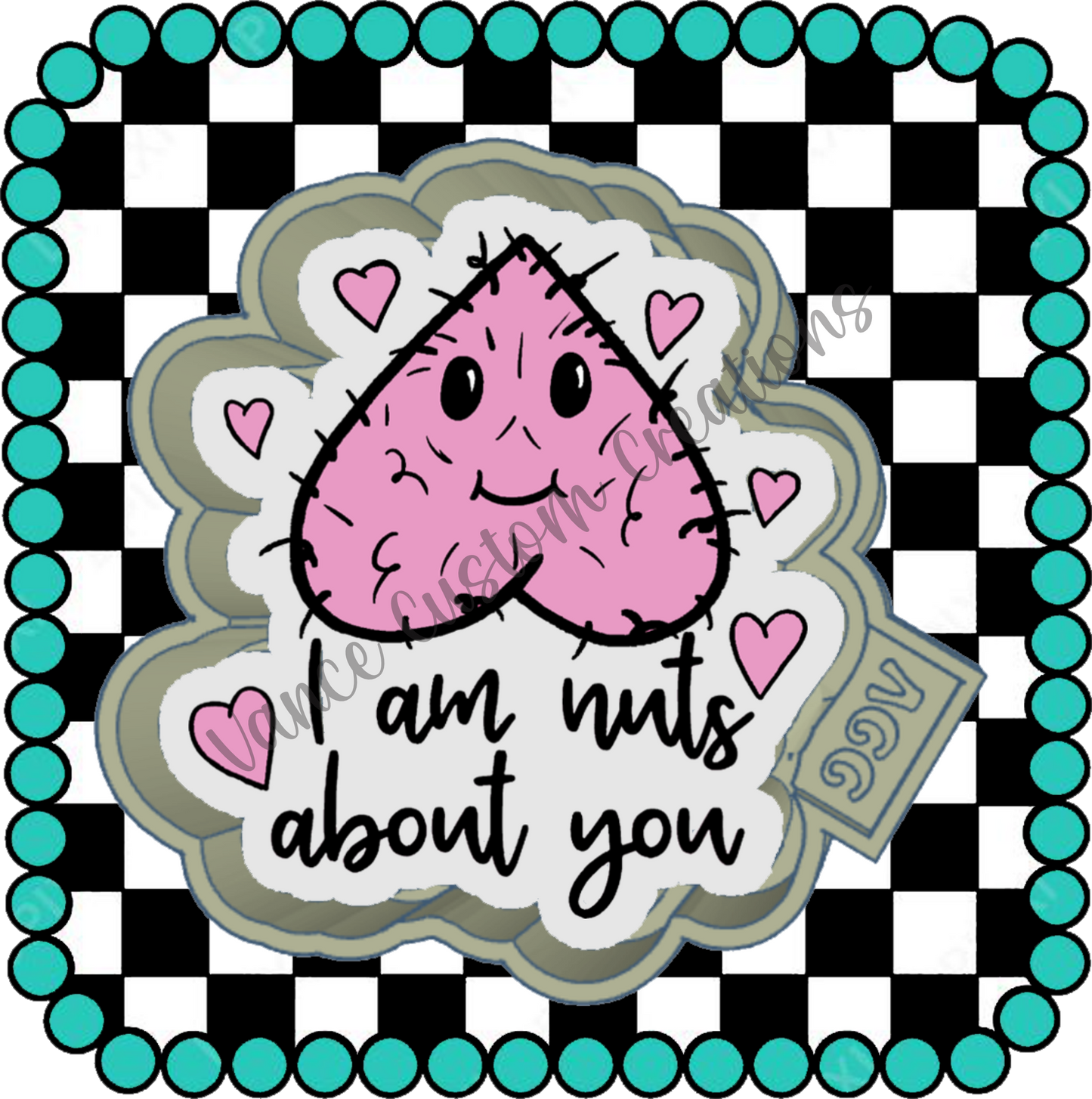 I Am Nuts About You Freshie Mold