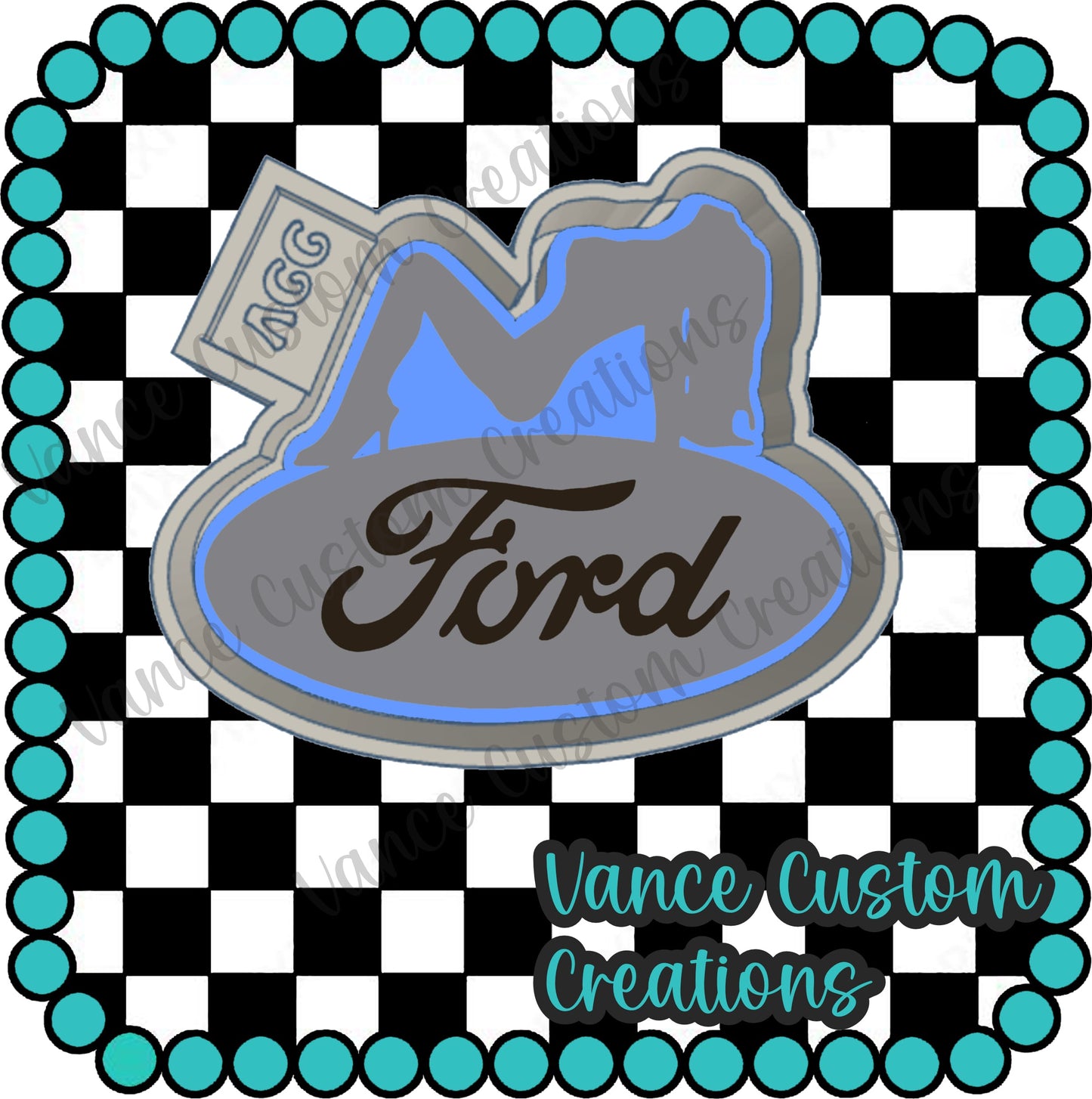 Lady Ford Freshie Mold
